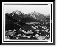 Aerial view of Berchtesgaden or vicinity, Germany.Photogrammetrie G.m.b.H., M&uuml;nchen, Antique Print