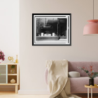 Historic Framed Print, [Front of Columbus branch office of National Association for the Advancement of Colored People, 1026 East Long Street, Columbus, Ohio].American Photograph Co., Columbus, Ohio.,  17-7/8" x 21-7/8"