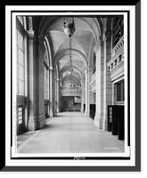 Historic Framed Print, Madison Street vestibule, C. & N.W. Ry., Chicago, Ill.,  17-7/8" x 21-7/8"