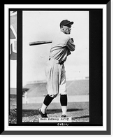 Historic Framed Print, [Earl McNeely, of the Washington Nationals baseball club, swinging bat],  17-7/8" x 21-7/8"