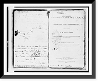Sketches made by James A. McN. Whistler as a cadet on his geometry book, Antique Poster