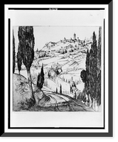 Volterra, the town in the clouds.John Taylor Arms, Antique Poster