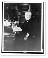 Historic Framed Print, [Andrew Carnegie, three-quarter length portrait, seated at desk, reading, facing left].Marceau, New York.,  17-7/8" x 21-7/8"