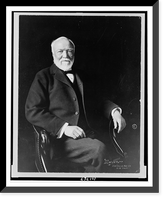 Historic Framed Print, [Andrew Carnegie, three-quarter length portrait, seated, facing slightly left].Marceau, New York.,  17-7/8" x 21-7/8"