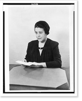 Mrs. Crystal Byrd Faucett, assistant to the director of the Office of Civilian Defense, Washington, D.C. Classic, Vintage Poster