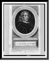 Historic Framed Print, Sr. Henry Vane the Younger,  17-7/8" x 21-7/8"