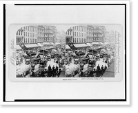 Historic Framed Print, Traffic on State Street, Chicago, U.S.A. =Trafico en la Calle State, Chicago, E.U.A.,  17-7/8" x 21-7/8"