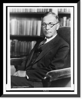 Historic Framed Print, A New portrait study of Newton D. Baker.photo by Underwood and Underwood.,  17-7/8" x 21-7/8"