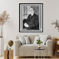 Historic Framed Print, [A.L. Scott, half-length portrait, seated, facing left],  17-7/8" x 21-7/8"