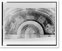 Mural, Joy and Memory, by Henry O. Walker, in the Jefferson Building, Library of Congress - 2, Historic Reproduction