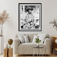 Uncle gets some citrus fruit to pep up his appetite, Cleveland, Miss, Antique Wall Art