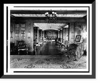 Historic Framed Print, [The Main library in house of Mrs. William R. Hearst at Riverside and 86th Street, New York City, looking from the north library toward the south].Underwood & Underwood, New York.,  17-7/8" x 21-7/8"