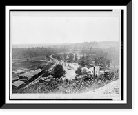 Historic Framed Print, [Allatoona Pass, Georgia, looking south],  17-7/8" x 21-7/8"