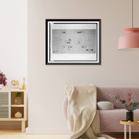 Historic Framed Print, Case Study House No. 8. House for Charles Eames, owner, 203 Chautauqua Blvd., West Los Angeles, lot 1, tract 13251.Kenneth Acker, architect C-408 ; Mackintosh & Mackintosh, consulting engrs. - 2,  17-7/8" x 21-7/8"