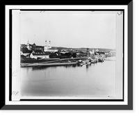Historic Framed Print, Kovna [t.e. Kovno]. Pravyi bereg Niemana v Kovnie,  17-7/8" x 21-7/8"