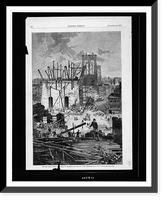 The East River Bridge. demolition of buildings for the New York approach.drawn by W.P. Snyder, Historic Reproduction