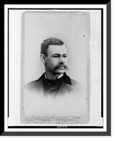 Historic Framed Print, [Herman Hollerith, head-and-shoulders portrait, facing right].G.W. Pach, photographers, New York.,  17-7/8" x 21-7/8"