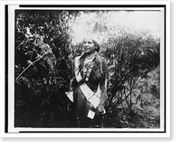 Hiawatha. With him dwelt his dark-eyed daughter, Antique Print
