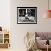 Historic Framed Print, The ashbarrel of old,  17-7/8" x 21-7/8"