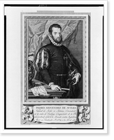 Vintage Americana Print - Pedro Menendez de Aviles.Josef Camaron, 1791