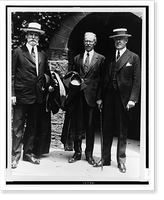 Historic Framed Print, Notables at the 177th annual commencement of Princeton University,  17-7/8" x 21-7/8"