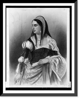 Isabel I, half-length portrait, standing, facing left.C. Staal del. ; Mote sc, Vintage Poster