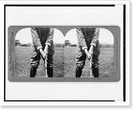 Historic Framed Print, Harry Vardon. grip. Both hands,  17-7/8" x 21-7/8"