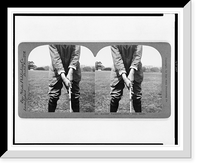 Historic Framed Print, Harry Vardon. grip. Both hands,  17-7/8" x 21-7/8"