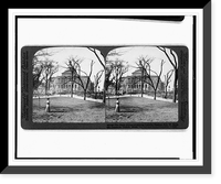 The State House crowning historic Beacon Hill, W. from old Common, Boston, Massachusetts, Antique Wall Art