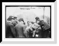 Anarchists - Police searching Max Dolinger after bomb throwing in Anarchist riot. Union Sq., New York, Historic Reproduction