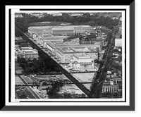Historic Framed Print, Aerial view of the Federal Triangle, Washington, D.C.,  17-7/8" x 21-7/8" Historic Framed Print, Aerial view of the Federal Triangle, Washington, D.C.,  17-7/8" x 21-7/8"