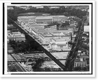 Historic Framed Print, Aerial view of the Federal Triangle, Washington, D.C.,  17-7/8" x 21-7/8" Historic Framed Print, Aerial view of the Federal Triangle, Washington, D.C.,  17-7/8" x 21-7/8"
