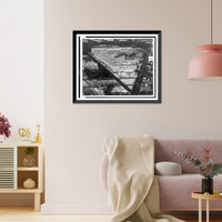 Historic Framed Print, Aerial view of the Federal Triangle, Washington, D.C.,  17-7/8" x 21-7/8" Historic Framed Print, Aerial view of the Federal Triangle, Washington, D.C.,  17-7/8" x 21-7/8"