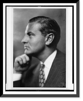 Historic Framed Print, [Walter Hoving, head-and-shoulders portrait, facing left].Pirie MacDonald, photographer-of-men, New York.,  17-7/8" x 21-7/8"