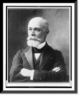 Historic Framed Print, [Henri Becquerel, head-and-shoulders portrait, facing left, with arms folded across chest],  17-7/8" x 21-7/8"