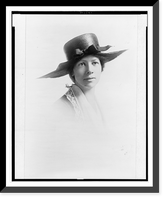 Historic Framed Print, [Catherine M. Flanagan, head-and-shoulders portrait, facing slightly right],  17-7/8" x 21-7/8"