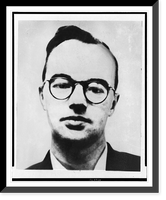Historic Framed Print, Klaus Fuchs. British atomic scientist jailed,  17-7/8" x 21-7/8"