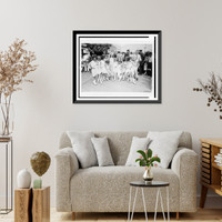 Historic Framed Print, Miss America of 1921 and her escort,  17-7/8" x 21-7/8" Historic Framed Print, Miss America of 1921 and her escort,  17-7/8" x 21-7/8"