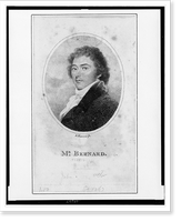 Historic Framed Print, Mr. Bernard.S. Harris, sc.,  17-7/8" x 21-7/8"