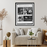 Historic Framed Print, Harlem's people at play. a feverish pursuit of happiness,  17-7/8" x 21-7/8"