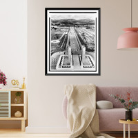 Antique City View - New York City - Caracas. Avenue of the Heroes.Photo