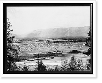 Historic Framed Print, Kalispell, Mont.,  17-7/8" x 21-7/8"