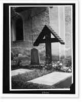 Historic Framed Print, &Uuml;berf&uuml;hrung Carin G&ouml;ring nach Carinhall. Friedhof Lov&ouml; in Schweden,  17-7/8" x 21-7/8"