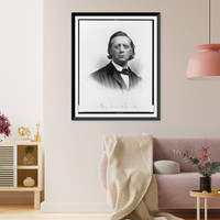 Henry Ward Beecher.photo by Williamson ; eng'd. by J.A. O'Neill, Vintage Print