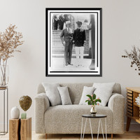 Historic Framed Print, Norman H. Davis and Dr. Gary GraysonNorman H. Davis and Dr. Cary Grayson,  17-7/8" x 21-7/8"