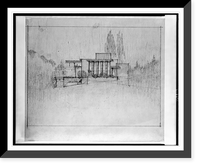 House for Mrs. Charles P. Lowes, Eagle Rock, Los Angeles, California. Exterior front, third scheme, Historic Print