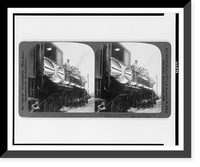 Ready to haul the President's train. Union Pacific engine at North Platte, Neb, Vintage Print