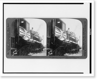 Ready to haul the President's train. Union Pacific engine at North Platte, Neb, Vintage Print