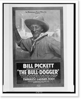 The Bull-dogger".Ritchey Lith. Corp.", Vintage Poster