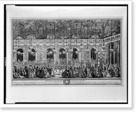 Decoration du Bal Masqu&eacute; donn&eacute; par le roy..C.N. Cochin filius delineavit. ; C.N. Cochin Pater sculp, Historic Reproduction